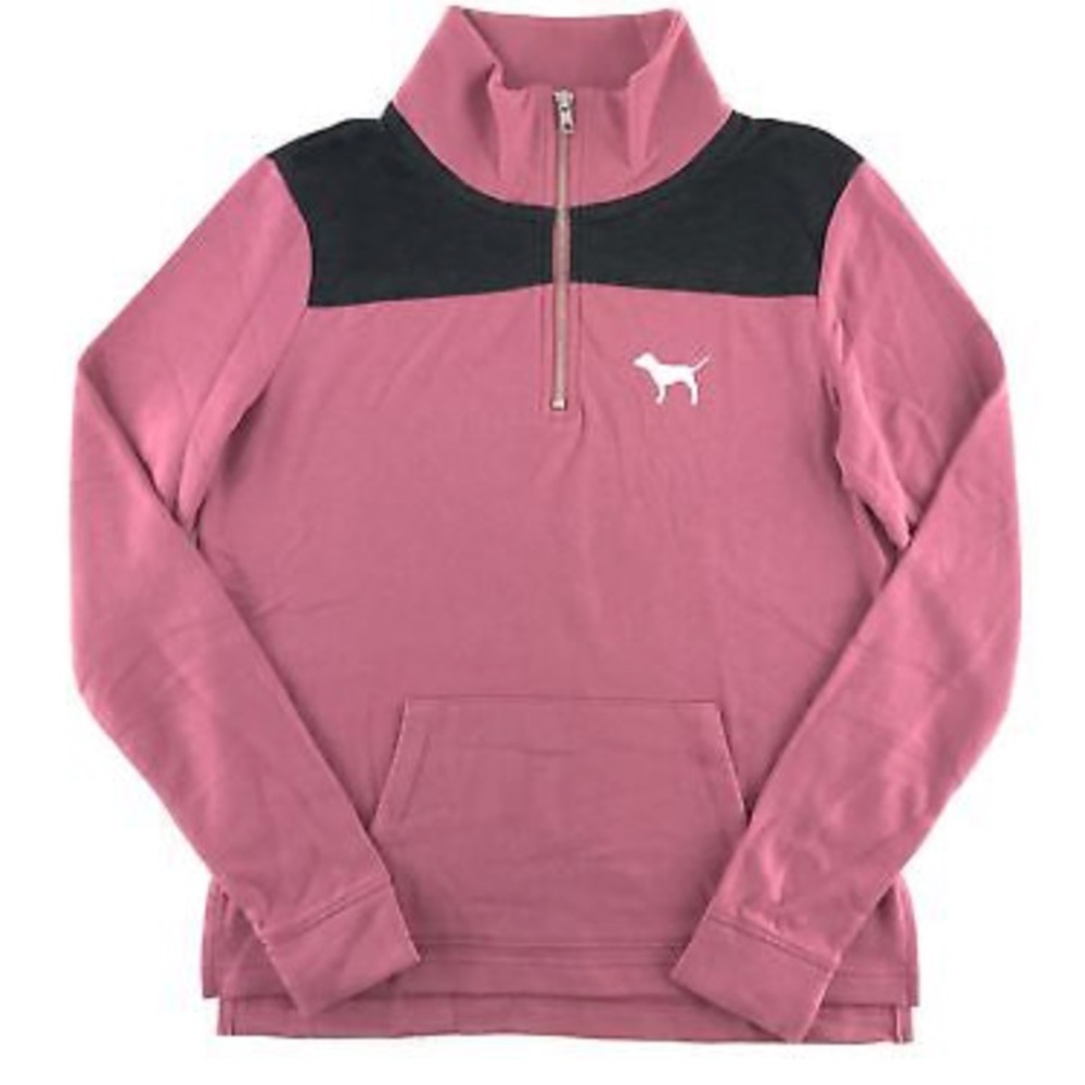 SOLD🚫Pink VS Quarter Zip